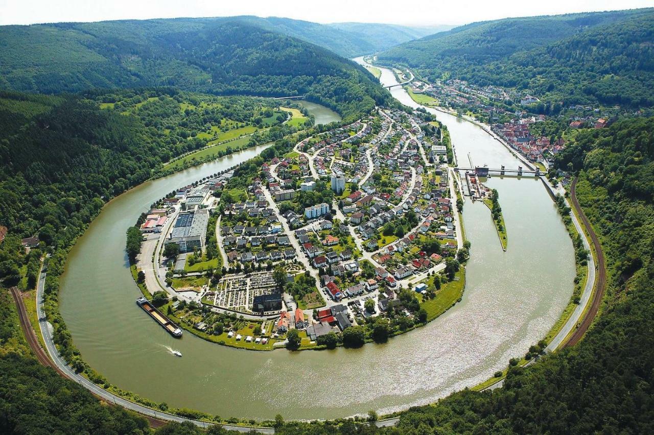 Natur Und Neckarblick Bei Heidelberg Apartment Hirschhorn Exterior photo